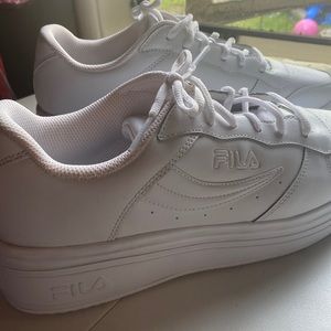 White Fila Sneakers